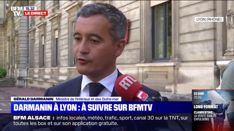 Gérald Darmanin, à Lyon: “J’ai rencontré des habitants, des commerçants […] ils sont à bout”