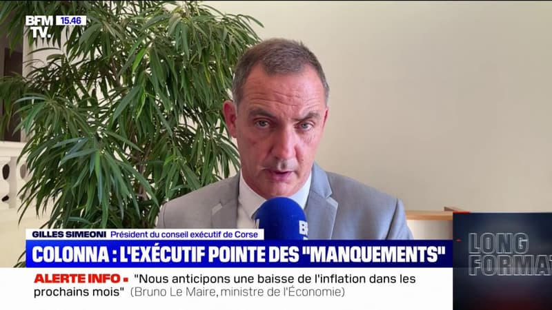 Mort d’Yvan Colonna: Gilles Simeoni “demande au gouvernement de récupérer intégralement le dossier de Franck Elong Abé”