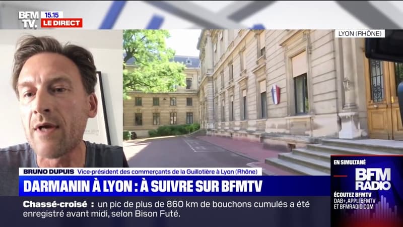 “On commerce dans une atmosphère très loin d’être sereine”, raconte Bruno Dupuis, vice-président des commerçants de La Guillotière