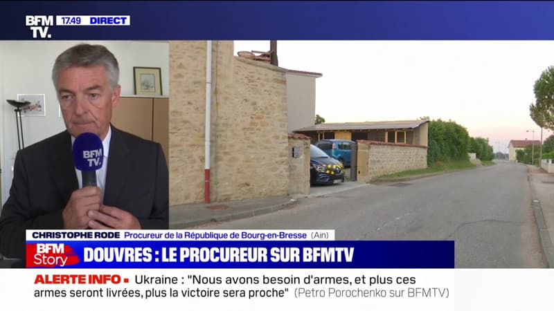 Tuerie familiale à Douvres: “Le forcené était armé d’un sabre et d’une arme à feu” explique le procureur
