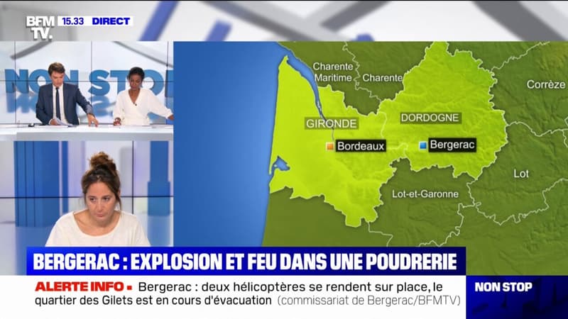 Explosion à Bergerac: des personnes blessées, le bilan humain est en cours d’évaluation