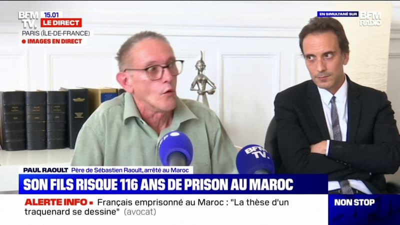 “Mon fils a été trahi par la France”: le père de Sébastien Raoult, emprisonné au Maroc, demande à Élisabeth Borne d’intervenir
