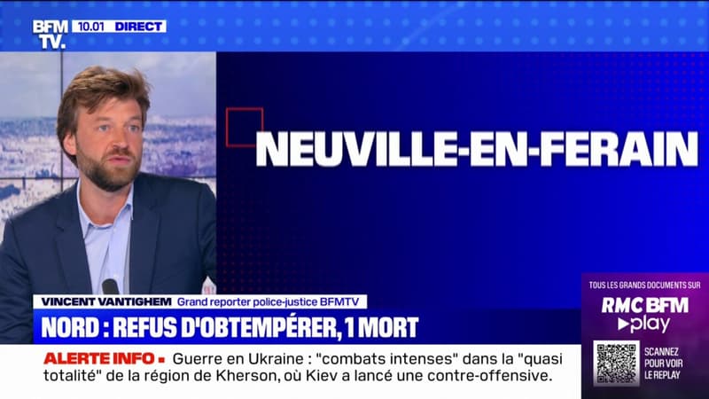 Nord: un homme au volant d’une voiture tué par balle lors d’un contrôle de police, après un refus d’obtempérer