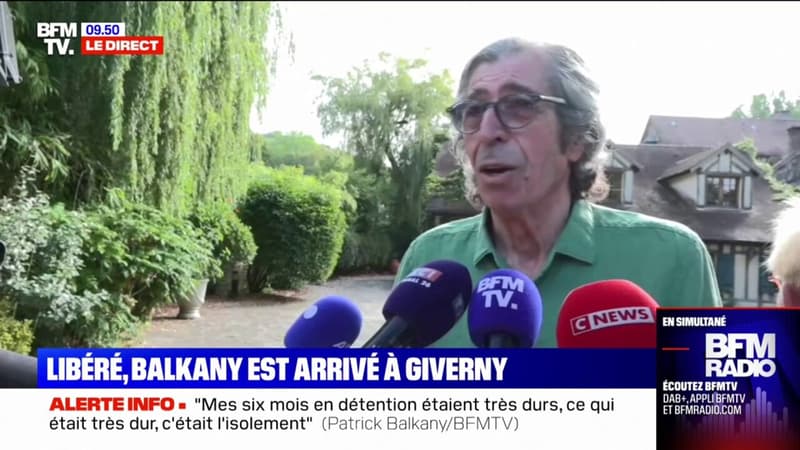Très affaibli, Patrick Balkany s’exprime à sa sortie de prison