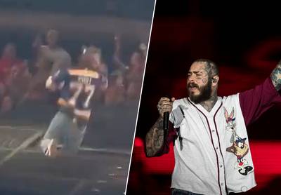“Je me suis fait très mal”: Post Malone fait une vilaine chute pendant un concert et se retrouve à l’hôpital