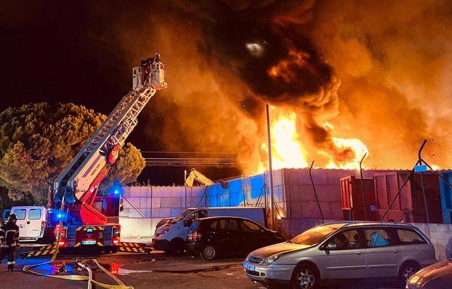 Montpellier : Important incendie dans un entrepôt de l’entreprise Nicollin