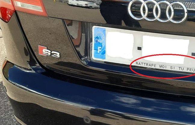 Lyon : Interpellé avec une plaque d’immatriculation « Rattrape moi si tu peux »