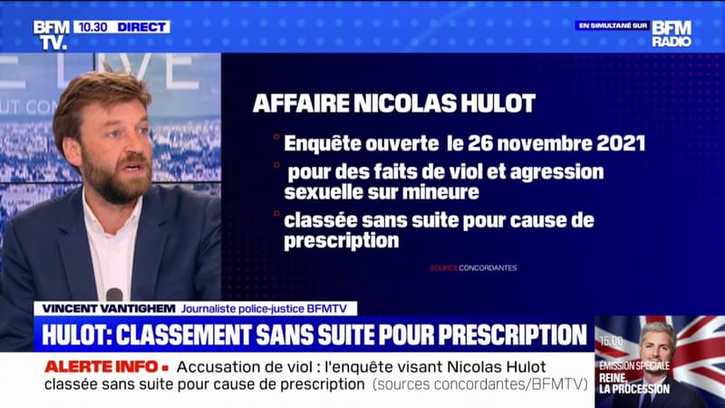 INFO BFMTV – Affaire Nicolas Hulot: le parquet de Paris classe l’enquête sans suite pour cause de prescription