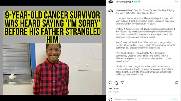 Le petit garçon de 9 ans venait de vaincre son cancer, il est effroyablement tué par ses parents