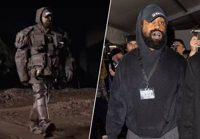 Quand Kanye West défile dans la boue pour Balenciaga