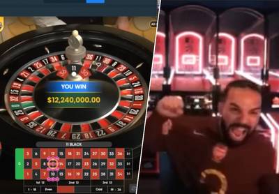 Le rappeur Drake gagne près de 20 millions de dollars à la roulette en ligne