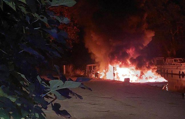 Hérault : Une péniche prend feu et coule dans le canal du Midi