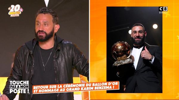 "Il y a tous les suceurs derrière" : Cyril Hanouna pousse un gros coup de gueule après le Ballon d’Or de Karim Benzema