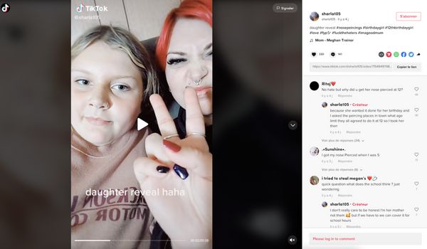 TÉMOIGNAGE  Pour son anniversaire j’ai offert un piercing au nez à ma fille de 12 ans
