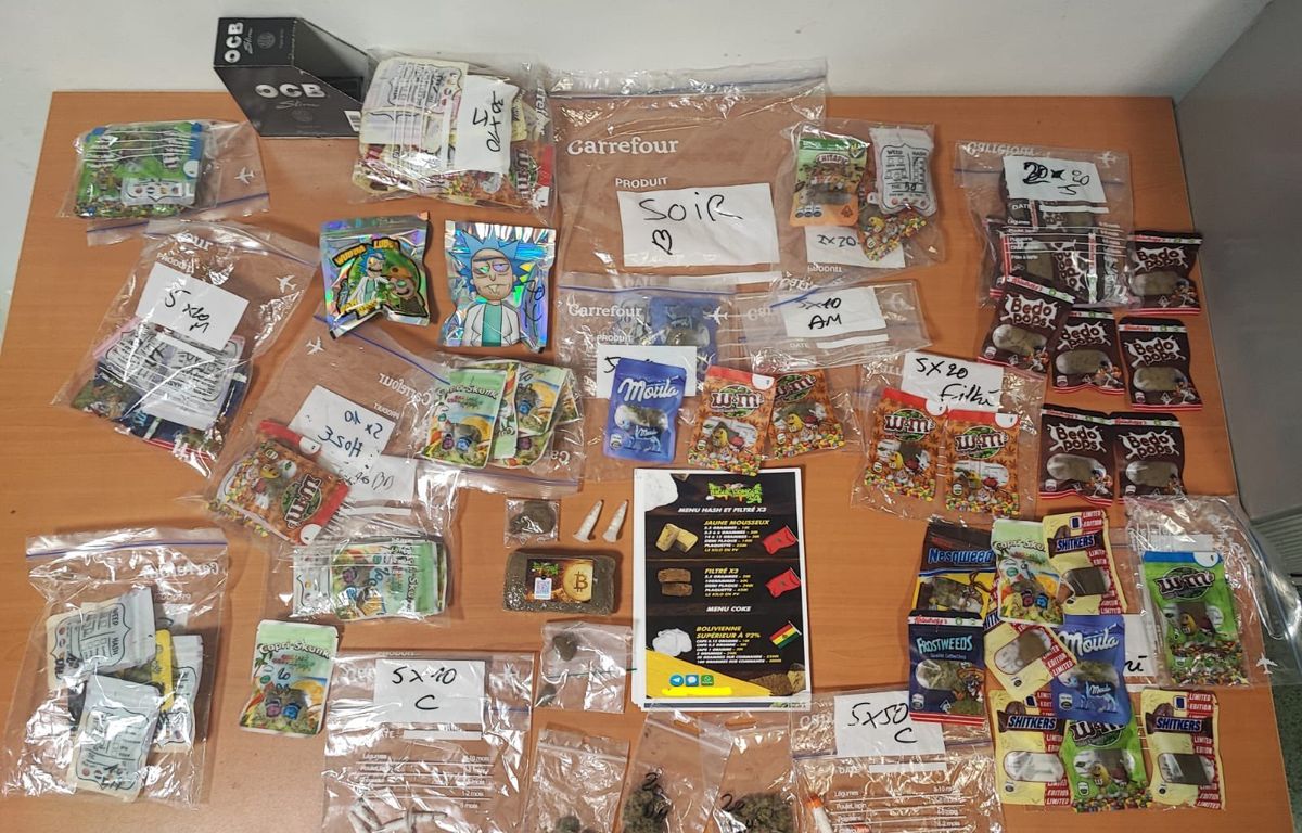 Montpellier : Des sachets de drogues parodiant des marques ou des dessins animés saisis dans une cité