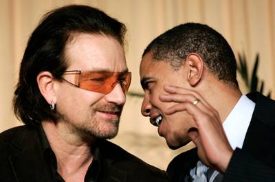 Le jour où Bono a fait un “black-out” à la Maison Blanche après une soirée trop arrosée avec Barack Obama