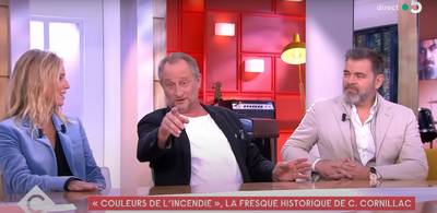 Benoît Poelvoorde survolté sur le plateau de “C à vous”