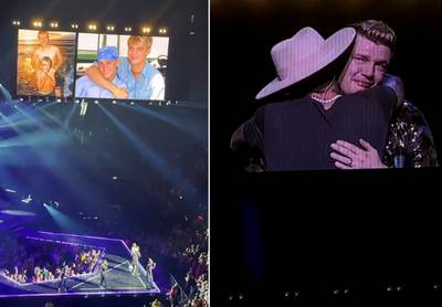 Nick Carter en larmes, les Backstreet Boys rendent hommage à son frère décédé