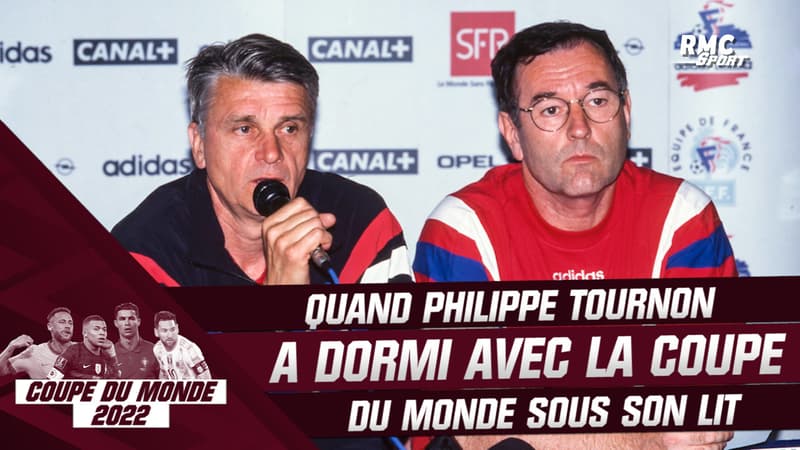 Coupe du Monde 2022 : Quand Philippe Tournon a dormi avec la Coupe du Monde sous son lit