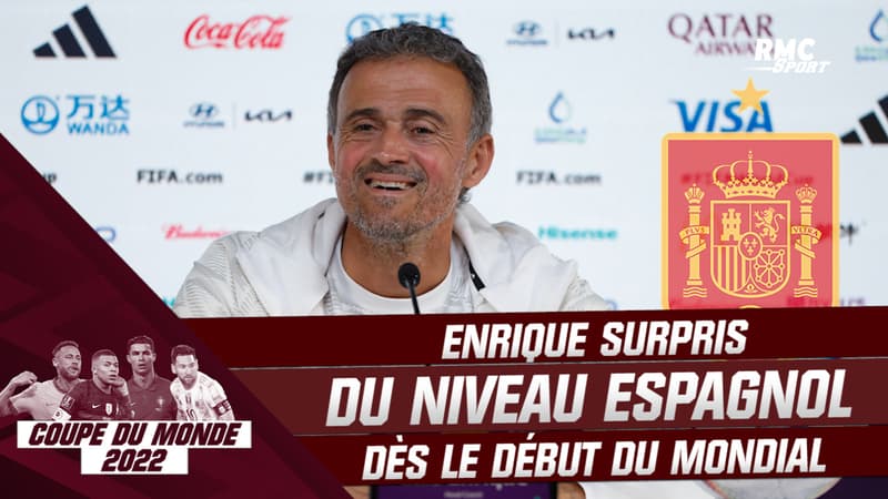 Coupe du monde 2022 : Enrique ne voyait pas son Espagne performer à ce point dès le début
