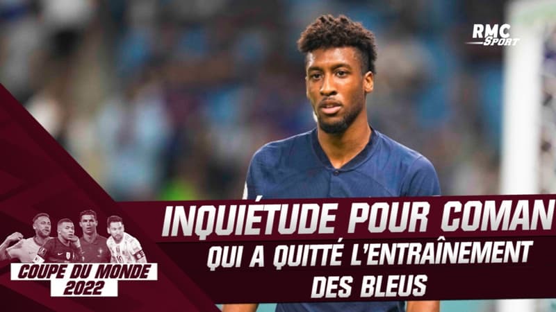 Coupe du monde 2022 : Inquiétude pour Coman qui a quitté l’entraînement
