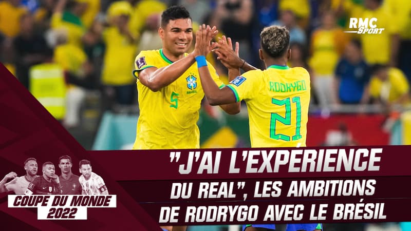 Coupe du monde 2022 : Rodrygo veut “apporter son expérience” du Real Madrid au Brésil