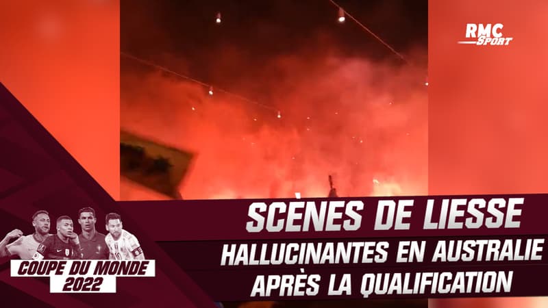 Coupe du monde 2022 : Scènes de liesse hallucinantes en Australie après la qualification