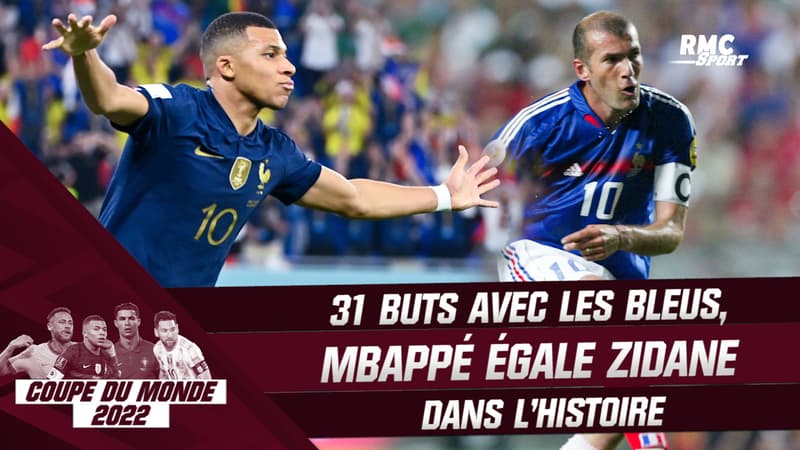 Équipe de France : 31 buts en Bleu, Mbappé égale Zidane