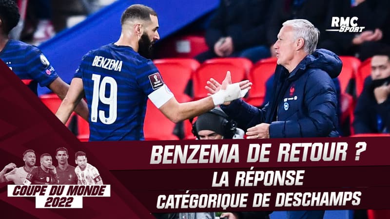 Équipe de France : Un retour de Benzema ? “Je vous laisse en parler” lâche Deschamps