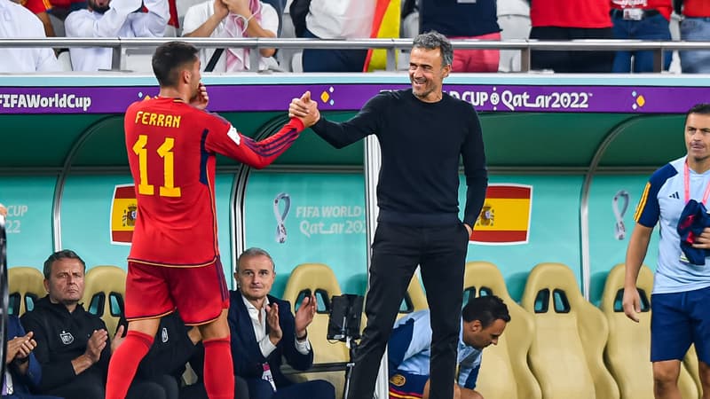 Coupe du monde 2022: la drôle de menace de Luis Enrique à Ferran Torres… son gendre