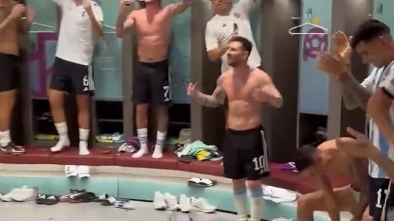 Coupe du monde 2022: les images du vestiaire argentin en fusion après la victoire contre le Mexique
