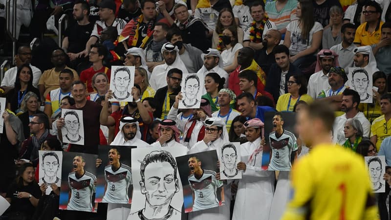 Coupe du monde: le troll de supporters qataris en réponse au geste des Allemands avec des portraits d’Özil
