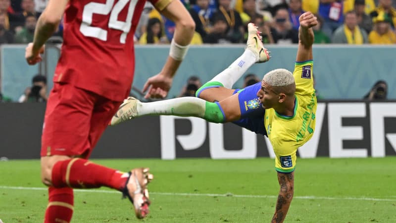 Coupe du monde 2022: le ciseau extraordinaire de Richarlison lors de Brésil-Serbie