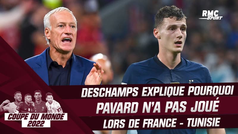 Tunisie 1-0 France : Pavard “n’est pas dans les bonnes dispositions” lâche Deschamps
