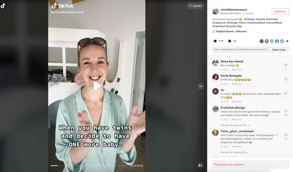 Elle décide d’avoir un autre enfant après ses jumeaux et se retrouve avec des triplés