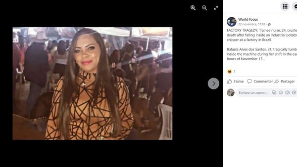 Horrible ! Elle meurt atrocement dans une machine à couper les pommes de terre en frites