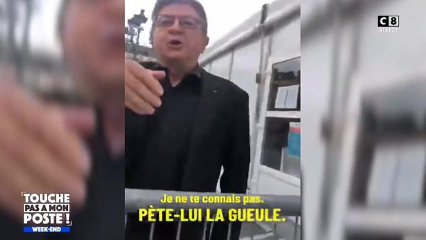 "Pète-lui la gueule !" : Cyril Hanouna dévoile une vidéo dans laquelle Jean-Luc Mélenchon perd son sang-froid