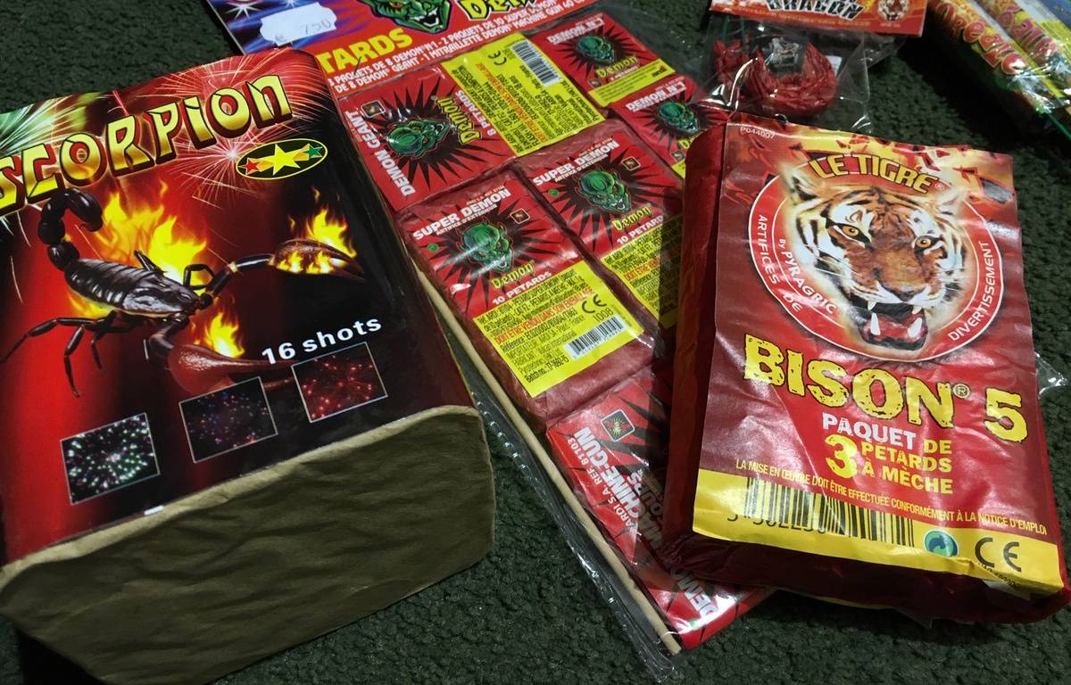 Bas-Rhin : Plus de 300 kilos de pétards et artifices saisis