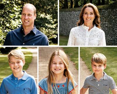 William et Kate dévoilent leur annuelle photo de Noël