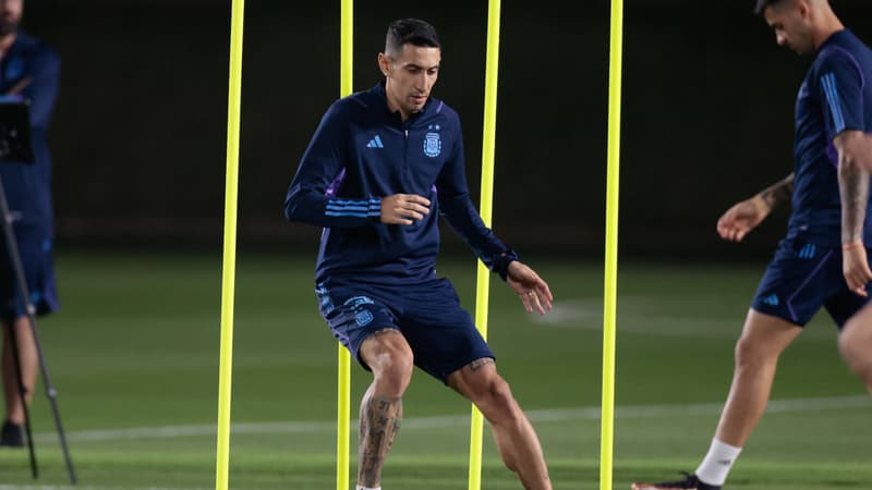 Coupe du monde: Di Maria pourrait intégrer le onze de l’Argentine en finale contre la France