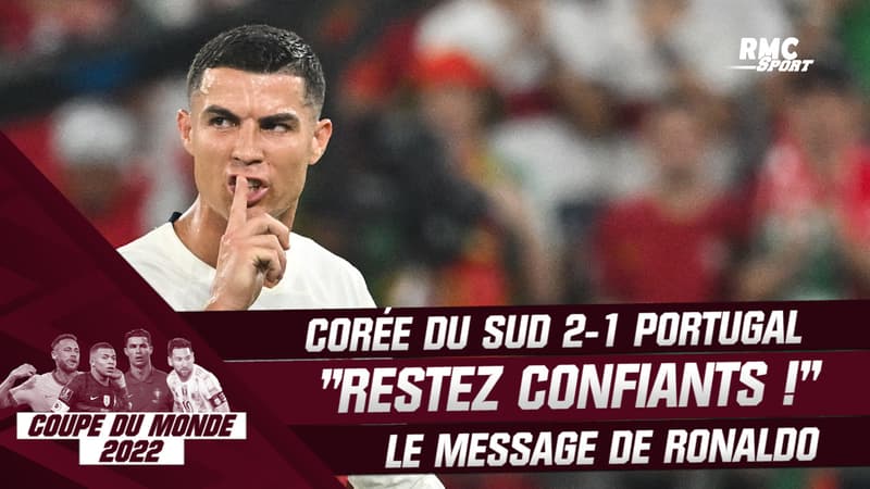 Corée 2-1 Portugal : “Tous les Portugais doivent rester confiants pour le 8e” calme Ronaldo