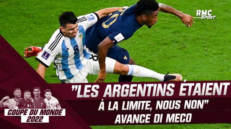 Coupe du Monde 2022 : “les Argentins étaient à la limite, pas nous” souligne Di Meco