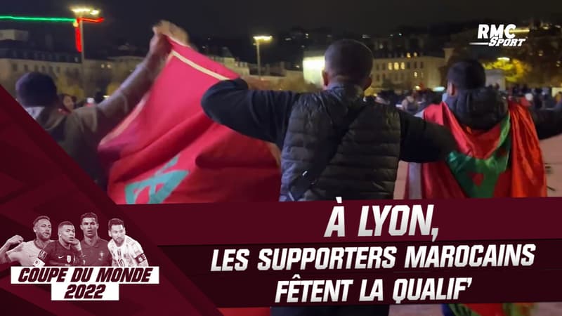 Coupe du monde 2022 : A Lyon, les supporters marocains fêtent la qualification
