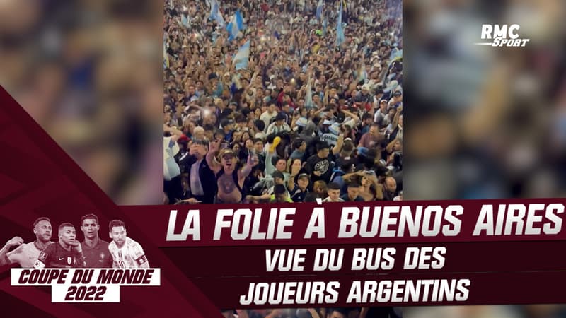 Coupe du monde 2022 / Argentine : La folie à Buenos Aires vue du bus des joueurs