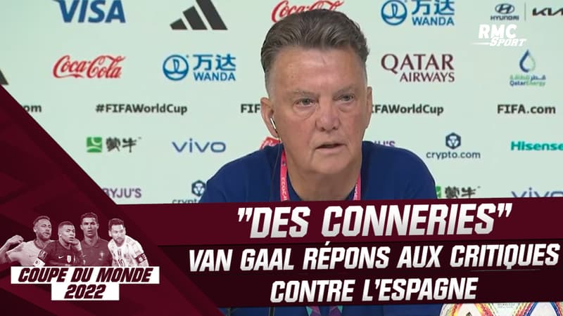 Coupe du monde 2022 : “Des conneries”, Van Gaal répond aux accusations contre l’Espagne