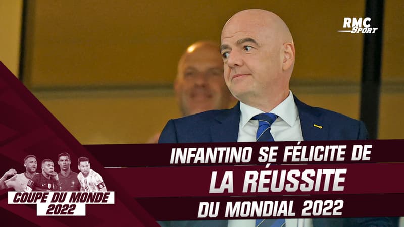 Coupe du monde 2022 : “Je pourrais en parler pendant des heures”, Infantino se félicite de la réussite du Mondial