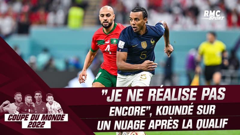 Coupe du monde 2022 : Koundé rate la célébration post-match et ne “réalise pas encore” la qualif en finale