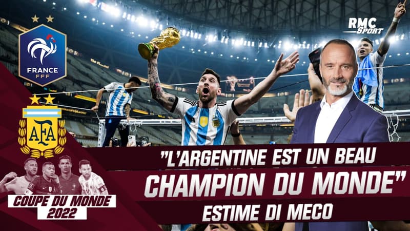 Coupe du monde 2022 : “L’Argentine est un beau champion du monde” estime Di Meco