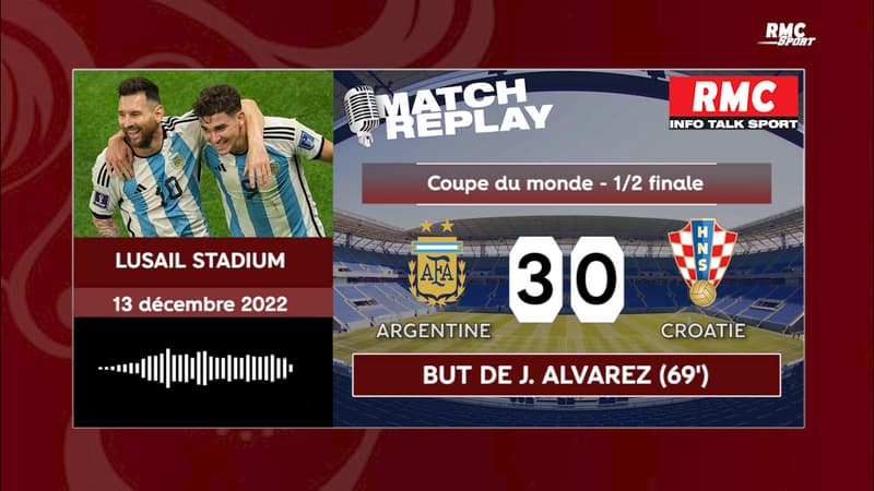 Coupe du monde 2022 : Le goal replay de l’Argentine qui écrase la Croatie et s’envole vers sa sixième finale mondiale