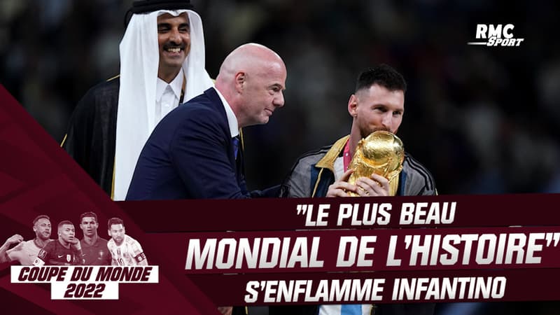 Coupe du monde 2022 : “Le plus beau Mondial de l’histoire”, s’enflamme Infantino